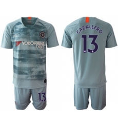 Chelsea #13 Caballero Third Soccer Club Jersey