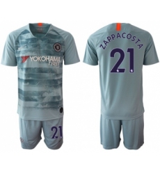 Chelsea #21 Zappacosta Third Soccer Club Jersey