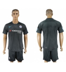 Chelsea Blank Black Soccer Club Jersey