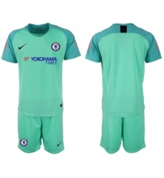 Chelsea Blank Green Goalkeeper Soccer Club Jersey