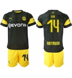 Dortmund #14 Isak Away Soccer Club Jersey