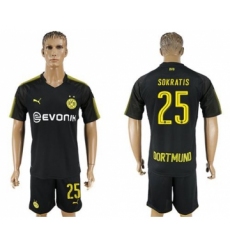 Dortmund #25 Sokratis Away Soccer Club Jersey