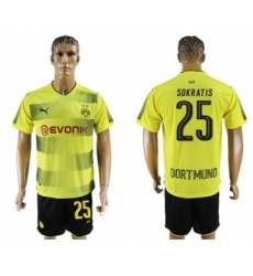 Dortmund #25 Sokratis Home Soccer Club Jersey