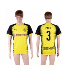 Dortmund #3 Park Yellow Soccer Club Jersey