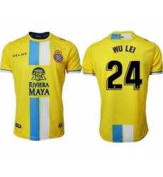 Espanyol #24 Wu Lei Third Soccer Club Jersey