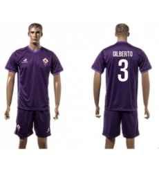 Florence #3 Gilberto Home Soccer Club Jersey