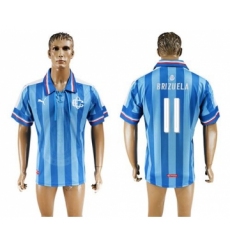 Guadalajara #11 Brizuela Blue Soccer Club Jersey