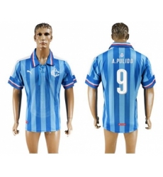 Guadalajara #9 A.Pulido Blue Soccer Club Jersey