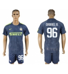 Inter Milan #96 Gabriel B. Sec Away Soccer Club Jersey