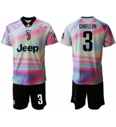 Juventus #3 Chiellini Anniversary Soccer Club Jersey