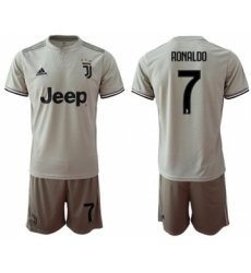 Juventus #7 Ronaldo Away Soccer Club Jersey