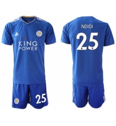 Leicester City #25 Ndidi Home Soccer Club Jersey