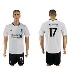 Liverpool #17 Klavan Away Soccer Club Jersey