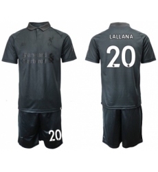 Liverpool #20 Lallana Black Soccer Club Jersey