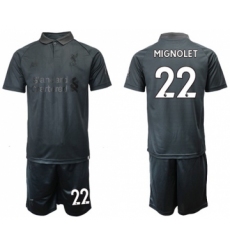 Liverpool #22 Mignolet Black Soccer Club Jersey