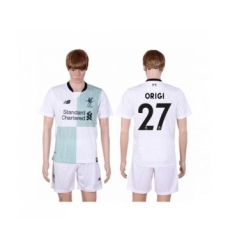 Liverpool #27 Origi Away Soccer Club Jersey