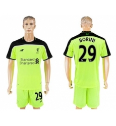 Liverpool #29 Borini Sec Away Soccer Club Jersey