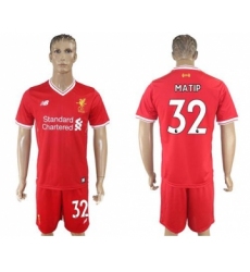 Liverpool #32 Matip Red Home Soccer Club Jersey