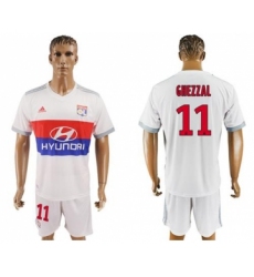 Lyon #11 Ghezzal Home Soccer Club Jersey