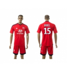 Lyon #15 Morel Away Soccer Club Jersey