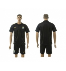 Malaga Blank Black Training Soccer Club Jersey