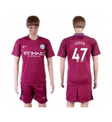 Manchester City #47 Foden Away Soccer Club Jersey