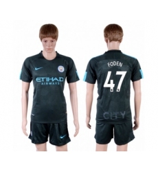 Manchester City #47 Foden Sec Away Soccer Club Jersey