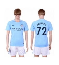 Manchester City #72 Iheanacho Home Soccer Club Jersey
