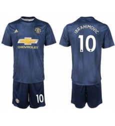 Manchester United #10 Ibrahimovic Third Soccer Club Jersey
