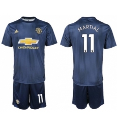 Manchester United #11 Martial Third Soccer Club Jersey