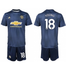 Manchester United #18 Young Third Soccer Club Jersey
