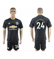 Manchester United #24 Fosu-Mensah Away Soccer Club Jersey