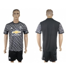 Manchester United Blank Black Soccer Club Jersey