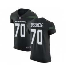 Men's New York Jets #70 Kelechi Osemele Black Alternate Vapor Untouchable Elite Player Football Jersey