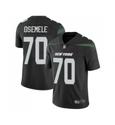 Men's New York Jets #70 Kelechi Osemele Black Alternate Vapor Untouchable Limited Player Football Jersey