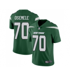 Youth New York Jets #70 Kelechi Osemele Green Team Color Vapor Untouchable Limited Player Football Jersey