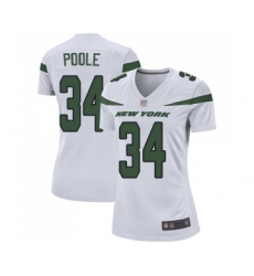Women's New York Jets #34 Brian Poole Limited Camo 2018 Salute to Service Football Jersey