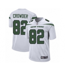Men's New York Jets #82 Jamison Crowder Game White Football Jersey