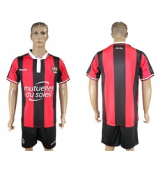 OGC Nice Blank Home Soccer Club Jersey