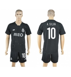 Oporto #10 A.Silva Away Soccer Club Jersey