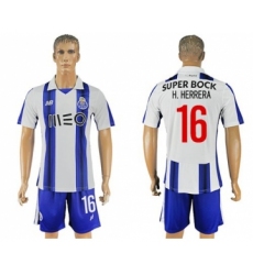 Oporto #16 H.Herrera Home Soccer Club Jersey
