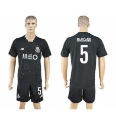 Oporto #5 Marcano Away Soccer Club Jersey
