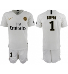 Paris Saint-Germain #1 Buffon Away Soccer Club Jersey