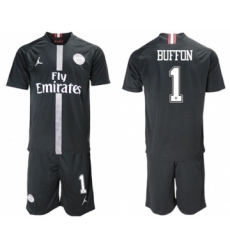 Paris Saint-Germain #1 Buffon Home Jordan Soccer Club Jersey