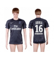 Paris Saint-Germain #16 Areola Sec Away Soccer Club Jersey