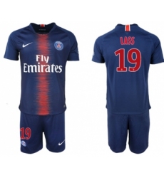 Paris Saint-Germain #19 Lass Home Soccer Club Jersey