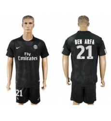Paris Saint-Germain #21 Ben Arfa Sec Away Soccer Club Jersey