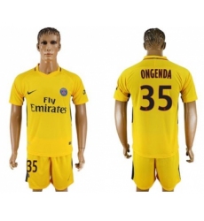 Paris Saint-Germain #35 Ongenda Away Soccer Club Jersey
