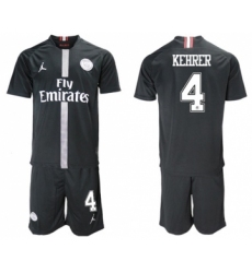 Paris Saint-Germain #4 Kehrer Home Jordan Soccer Club Jersey