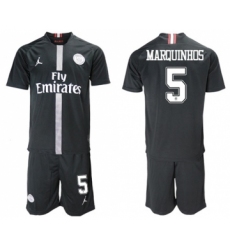 Paris Saint-Germain #5 Marquinhos Home Jordan Soccer Club Jersey